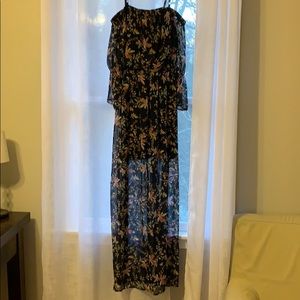 Long floral dress